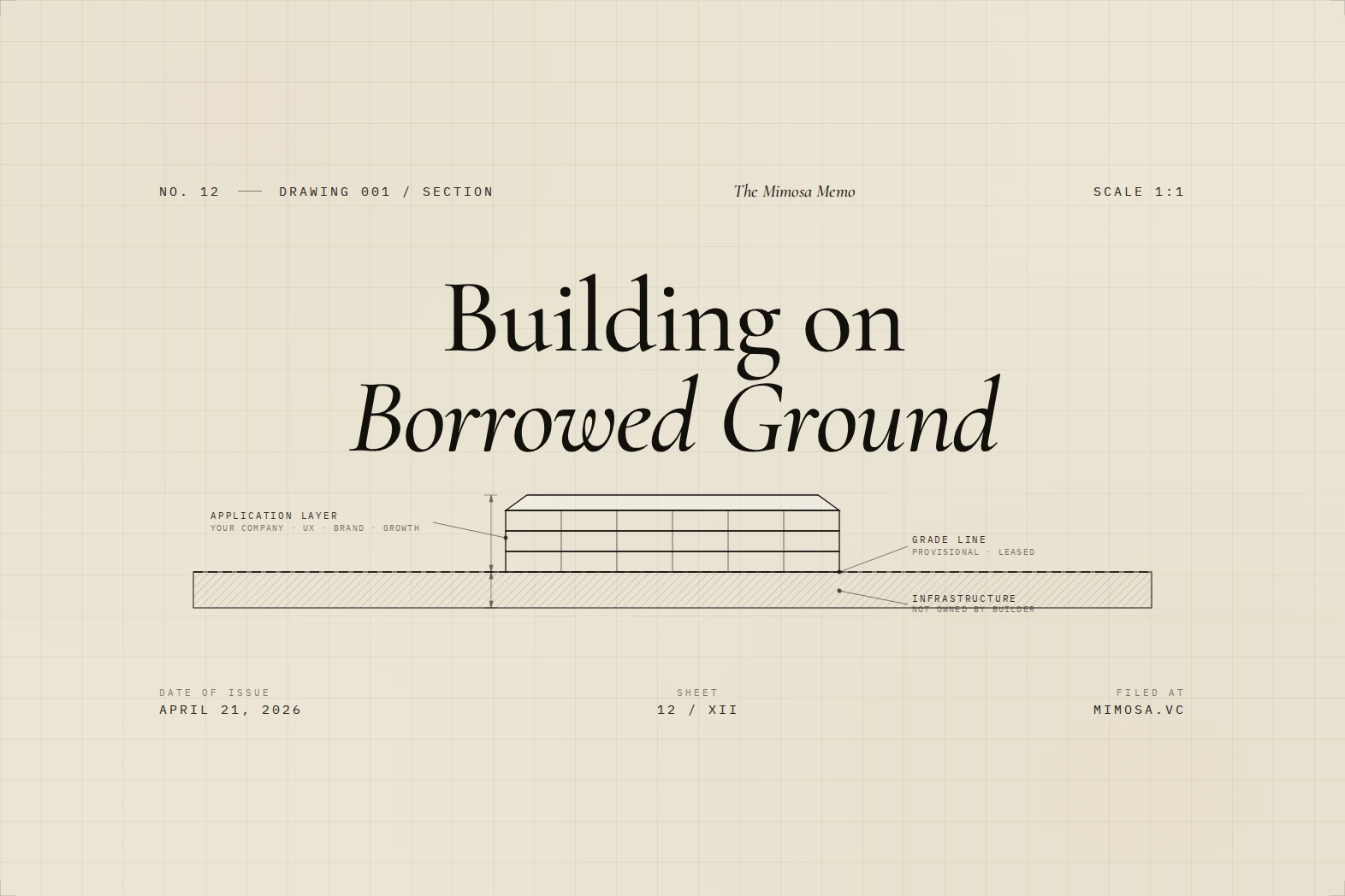 Cover for Building on Borrowed Ground