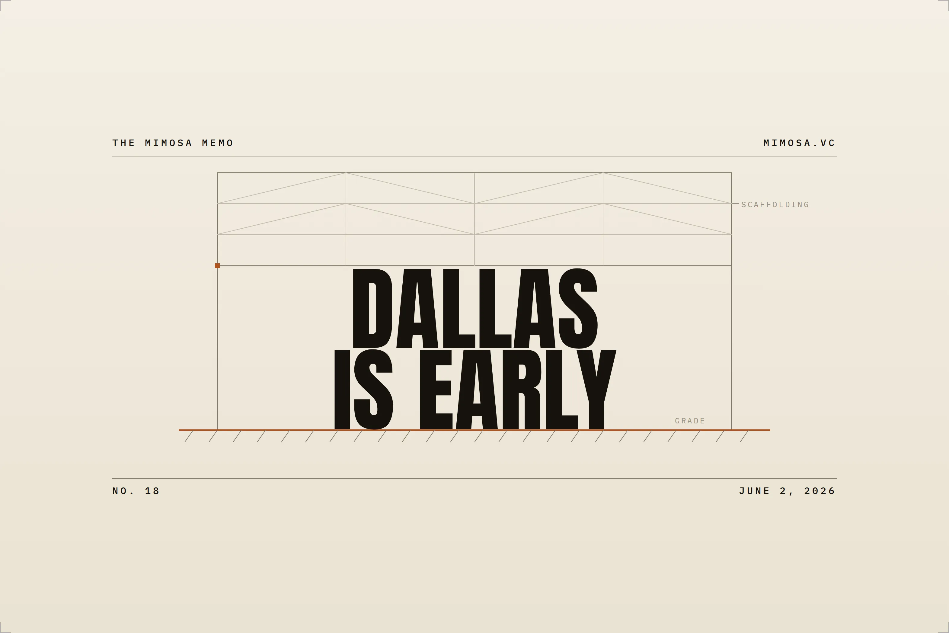 Dallas Is Early