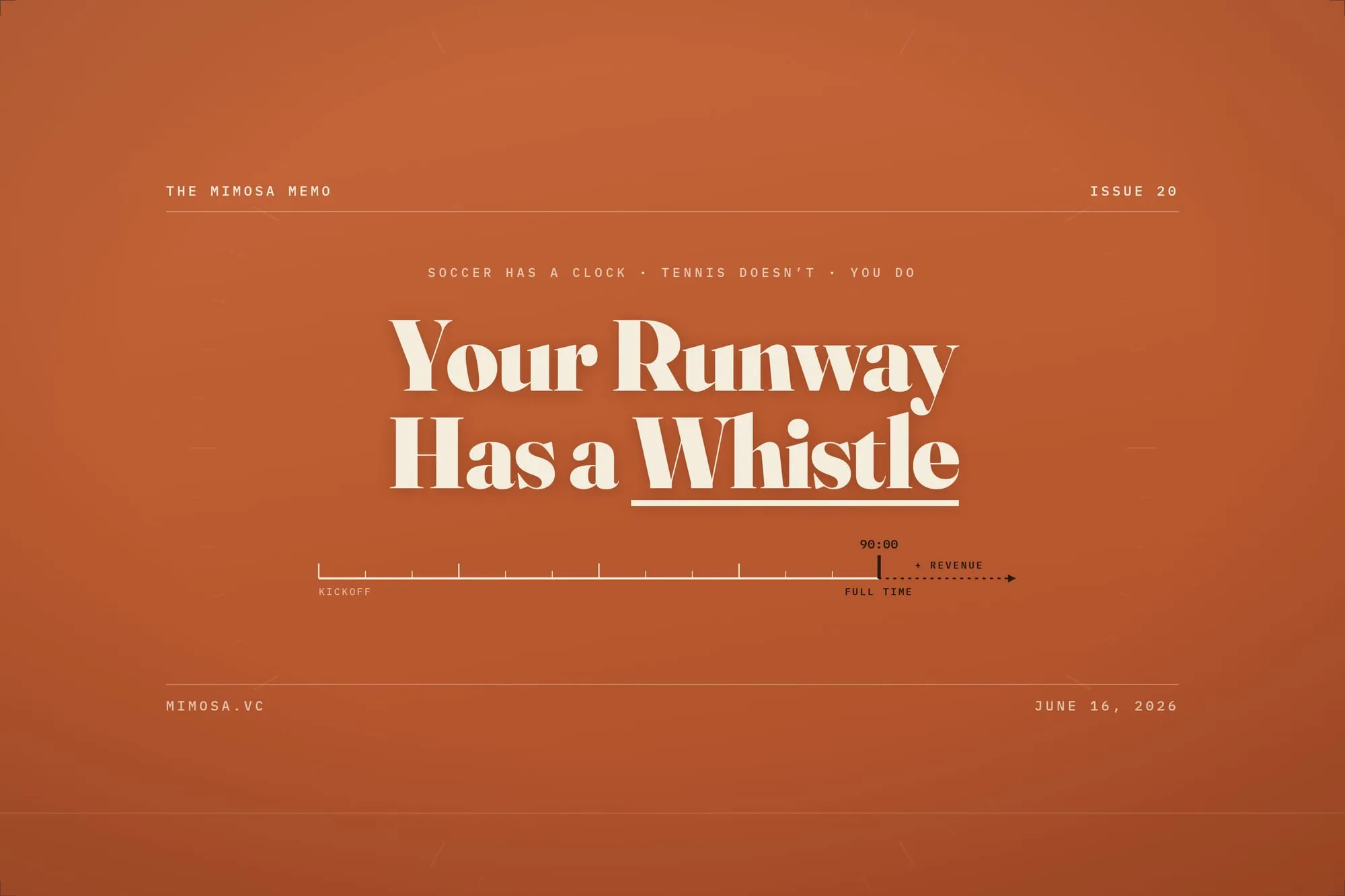 Your Runway Has a Whistle