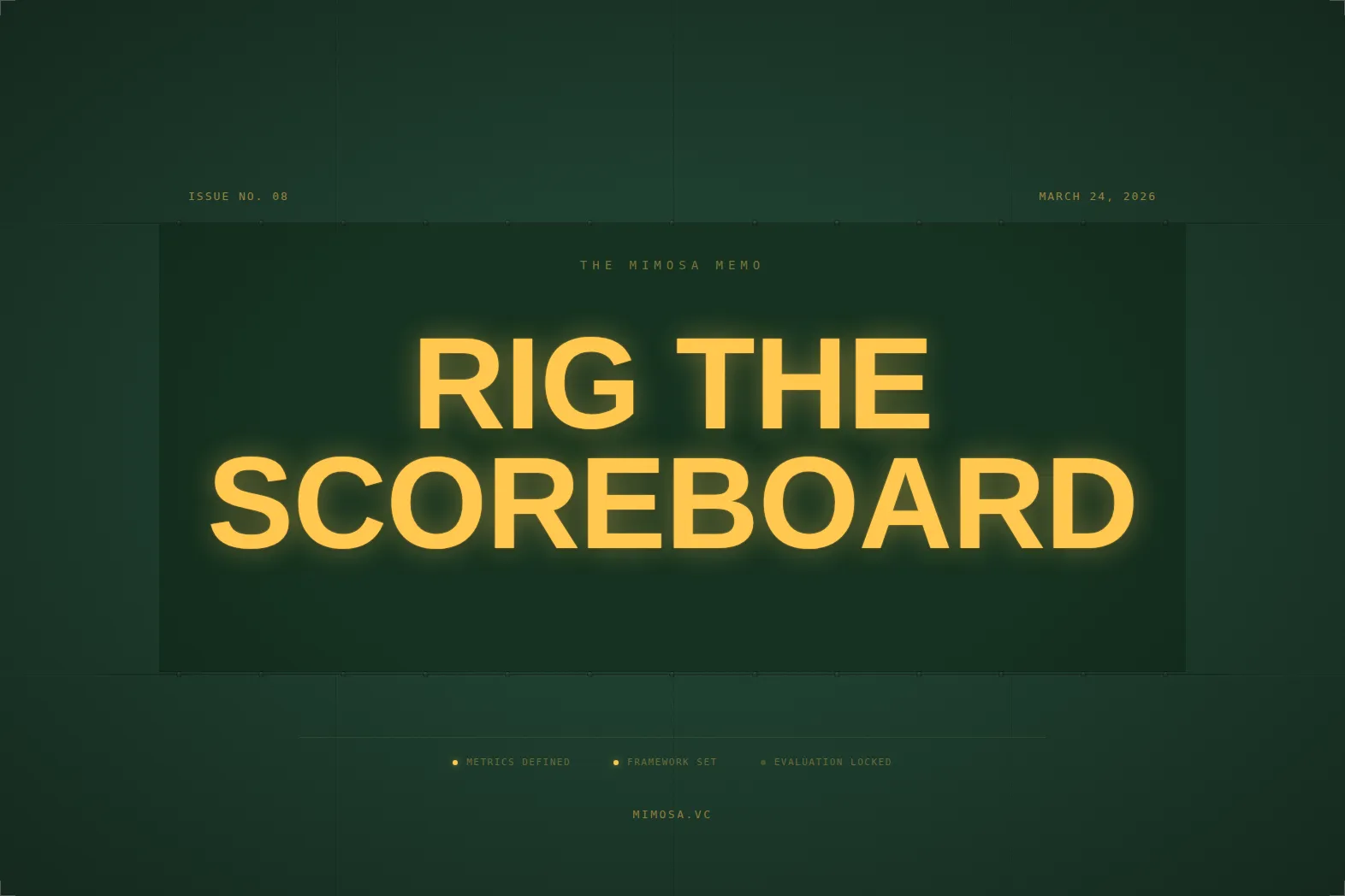 Rig the Scoreboard