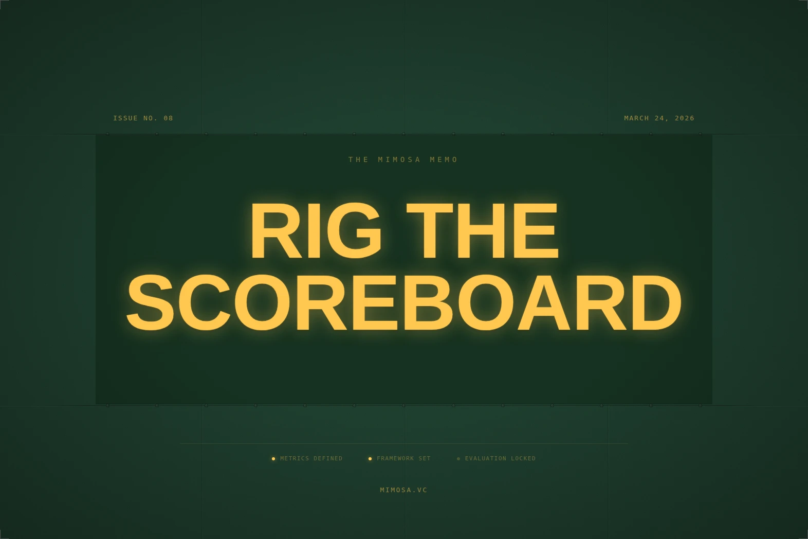 Cover for Rig the Scoreboard